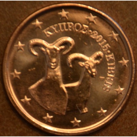 Euromince mince 1 cent Cyprus 2015 (UNC)