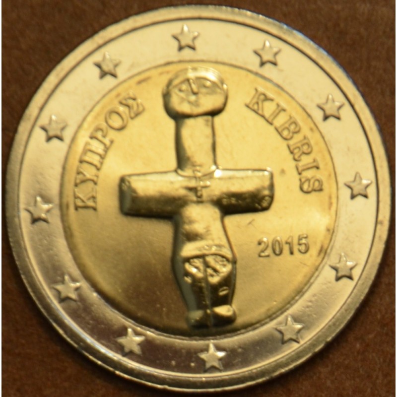 eurocoin eurocoins 2 Euro Cyprus 2015 (UNC)