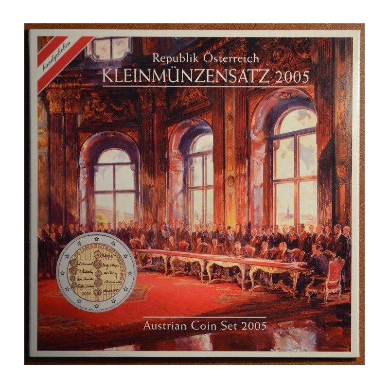 eurocoin eurocoins Austria 2005 set of 8 coins (BU)