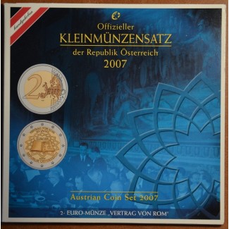 Euromince mince Rakúsko 2007 sada 8 mincí (BU)
