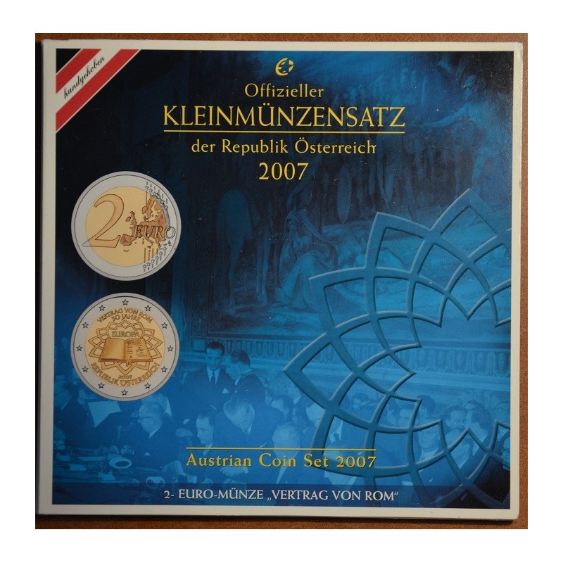 eurocoin eurocoins Austria 2007 - set of 8 coins (BU)
