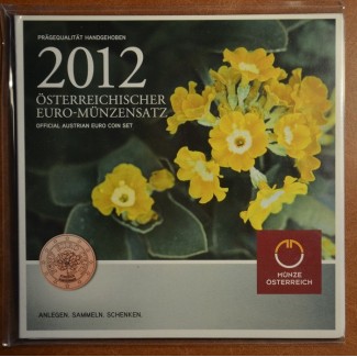 Set of 8 coins Austria 2012 (BU)