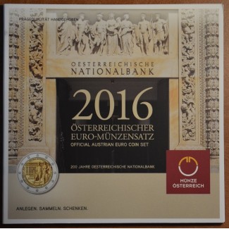 euroerme érme Ausztria 2016 - 8 részes forgalmi sor (BU)
