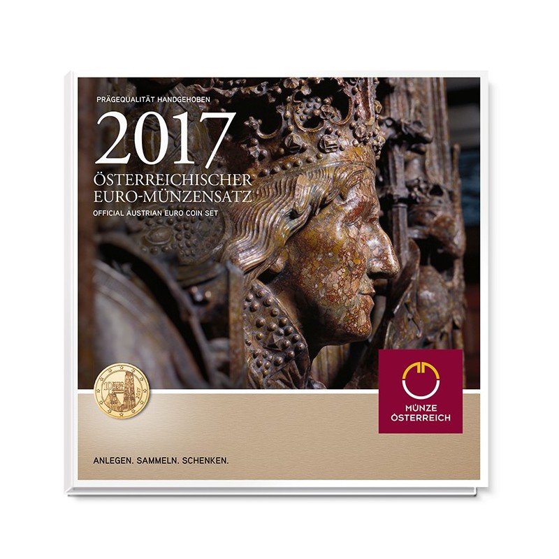 euroerme érme Ausztria 2017 - 8 részes forgalmi sor (BU)