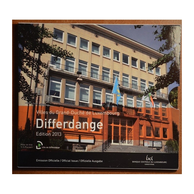 eurocoin eurocoins Luxembourg 2013 set of 9 coins Differdange (BU)