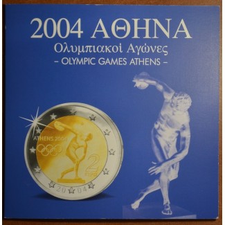 Euromince mince Grécko 2004 sada mincí - Olympia (BU)