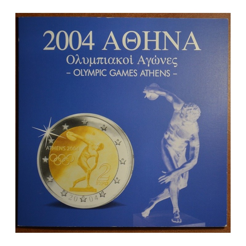 Euromince mince Grécko 2004 sada mincí - Olympia (BU)
