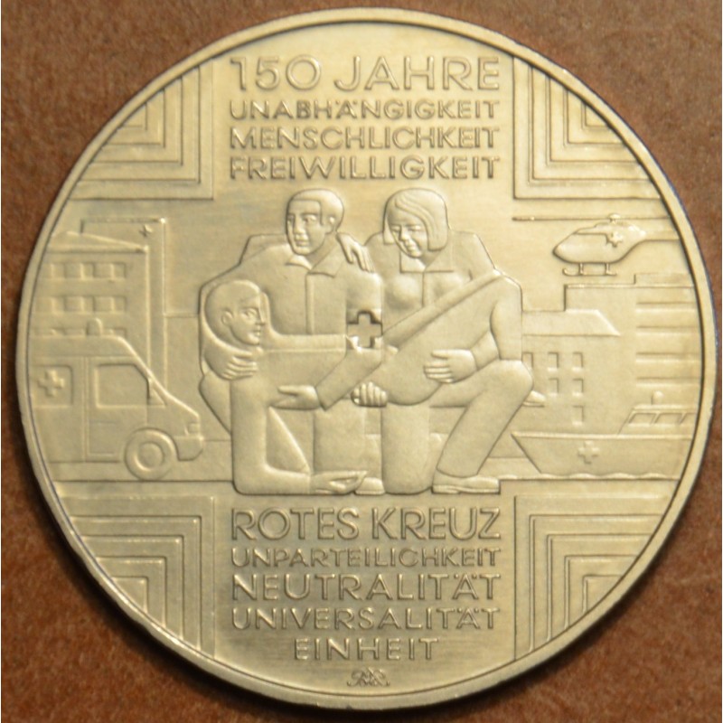 Euromince mince 10 Euro Nemecko \\"A\\" 2013 Červený kríž (UNC)