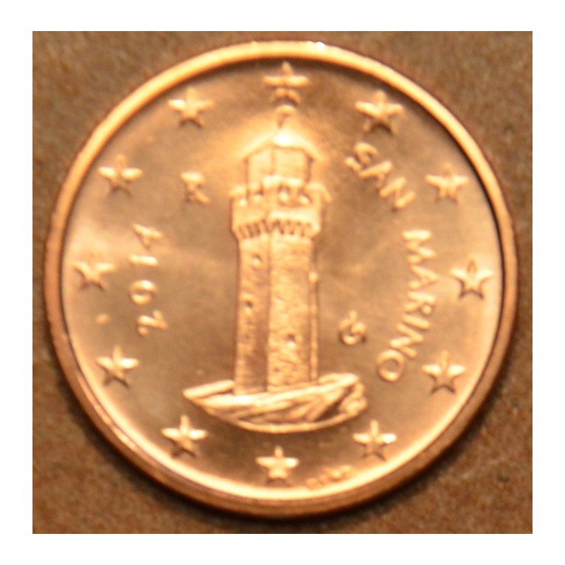 eurocoin eurocoins 1 cent San Marino 2014 (UNC)