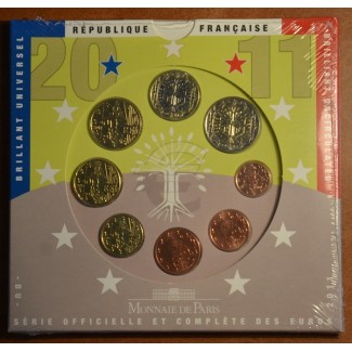 Euromince mince Francúzsko 2011 sada 8 euromincí (BU)