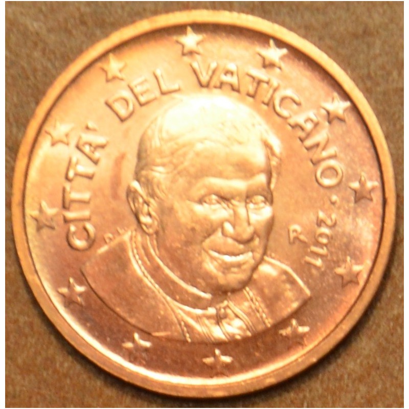 euroerme érme 2 cent Vatikán 2011 (BU)
