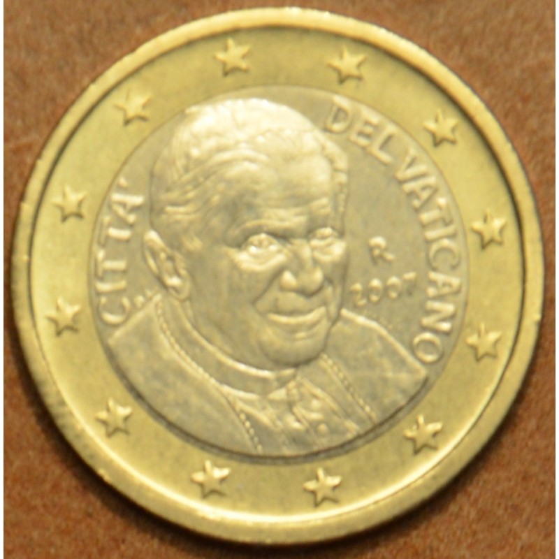 Euromince mince 1 Euro Vatikán 2007 Benedikt XVI. (BU)