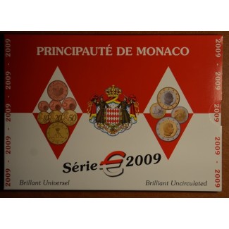 Monaco 2009 set of 8 coins (BU)