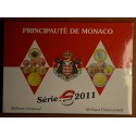 Monaco 2011 set of 9 coins (BU)