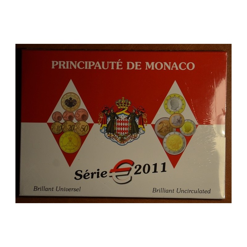 euroerme érme Monaco 2011 - 9 részes forgalmi sor (BU)