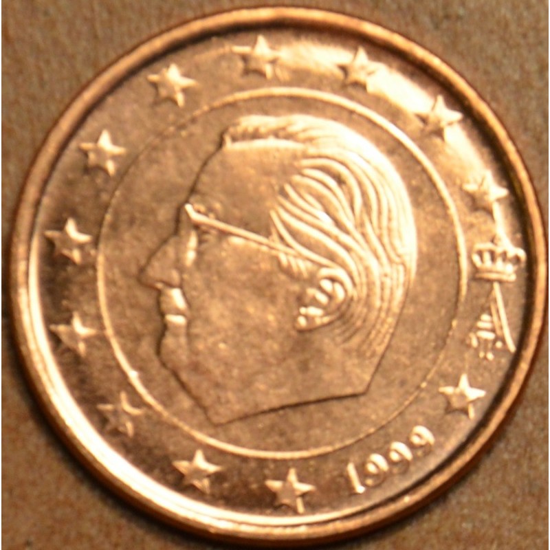 Euromince mince 2 cent Belgicko 1999 (UNC)
