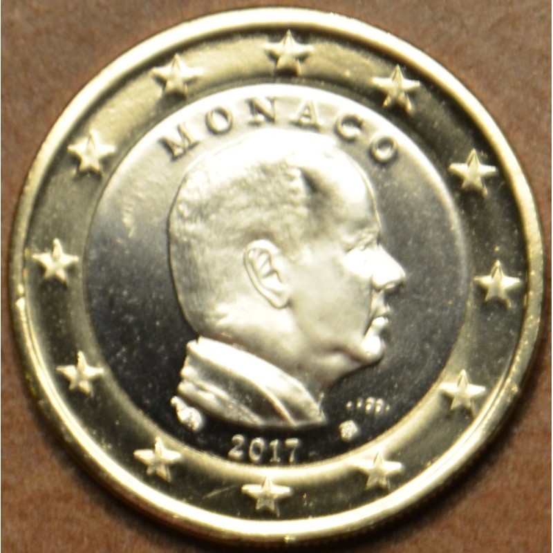 Euromince mince 1 Euro Monaco 2017 (UNC)