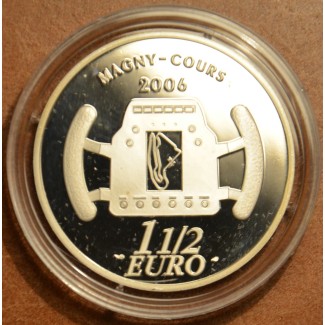 euroerme érme 1,50 Euro Franciaország 2006 Magny Cours (Proof)