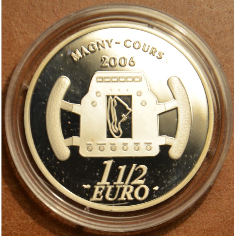 eurocoin eurocoins 1,50 Euro France 2006 Magny Cours (Proof)