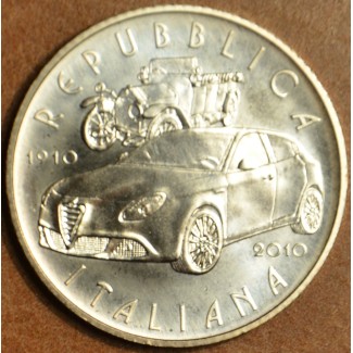 euroerme érme 5 Euro Olaszország 2010 - 100 éves az Alfa Romeo (BU)
