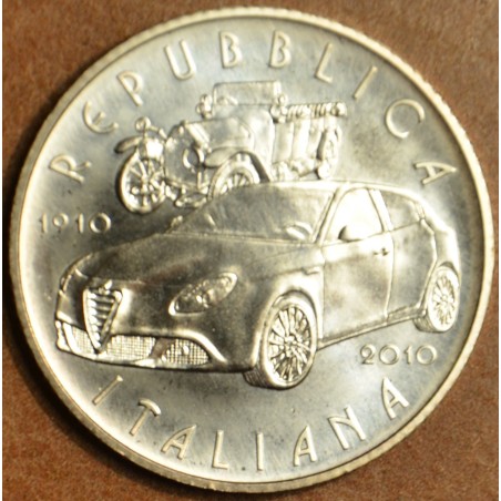 Euromince mince 5 Euro Taliansko 2010 - 100 rokov Alfa Romeo (BU)