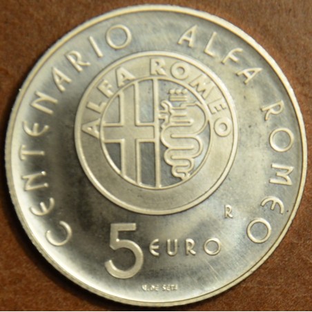eurocoin eurocoins 5 Euro Italy 2010 - Alfa Romeo centenary (BU)
