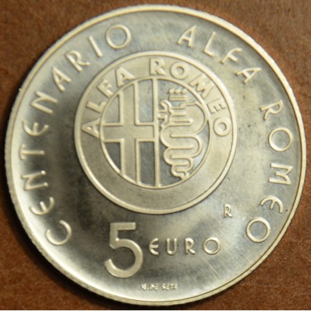 Euromince mince 5 Euro Taliansko 2010 - 100 rokov Alfa Romeo (BU)