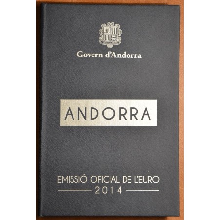 Euromince mince Sada 8 mincí Andorra 2014 (Proof)