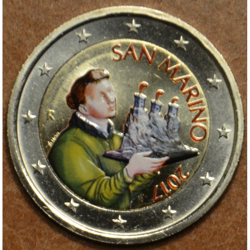 Euromince mince 2 Euro San Marino 2017 - Svätý Marinus (farebná UNC)