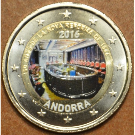 Euromince mince 2 Euro Andorra 2016 - Nove reformy (farebná UNC)