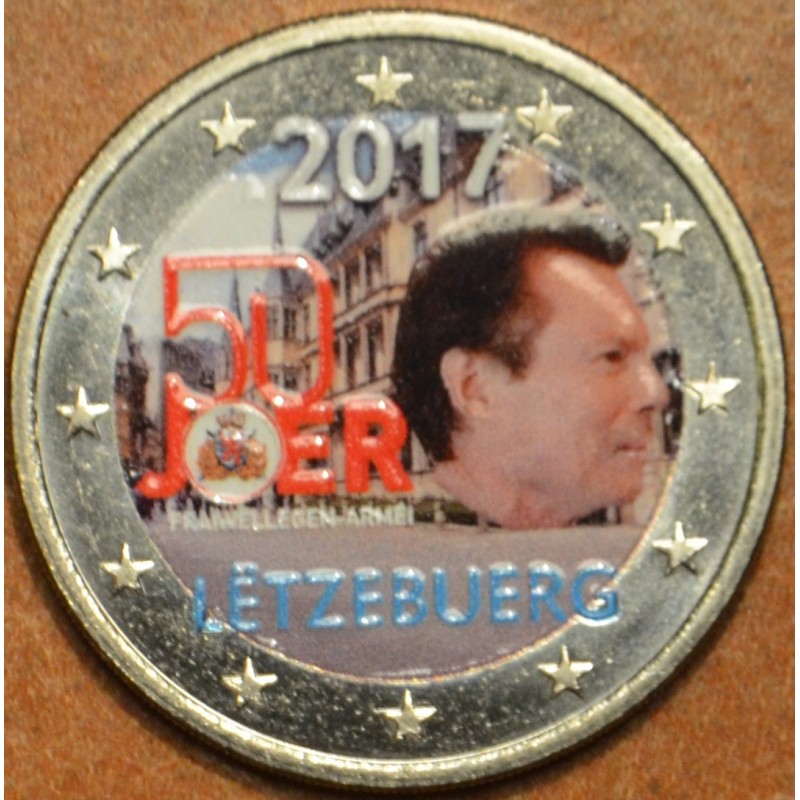 Euromince mince 2 Euro Luxembursko 2017 - Vojenská služba II. (fare...