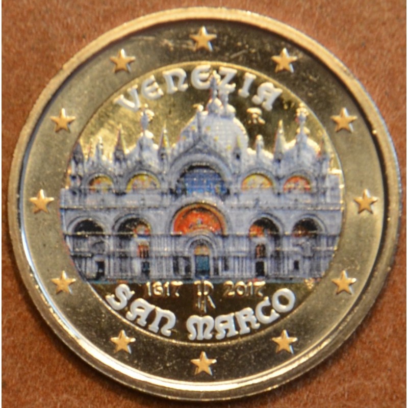 euroerme érme 2 Euro Olaszország 2017 - Velence (színezett UNC)