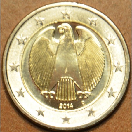 Euromince mince 2 Euro Nemecko \\"D\\" 2014 (UNC)