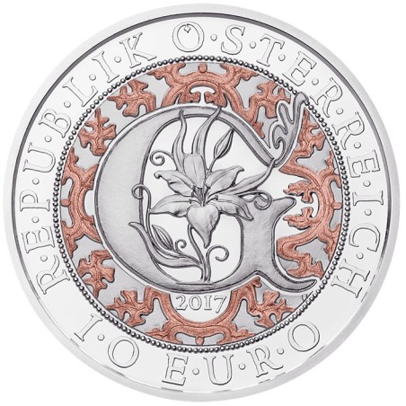 euroerme érme 10 Euro Ausztria 2017 Gabriel (Proof)