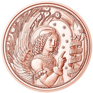 Euromince mince 10 Euro Rakúsko 2017 - Strážny anjel Gabriel (UNC)