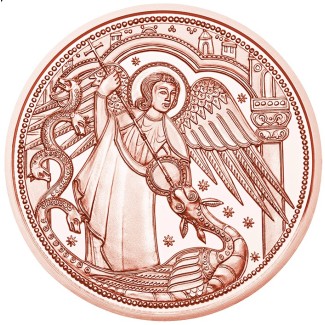 Euromince mince 10 Euro Rakúsko 2017 - Strážny anjel Michal (UNC)