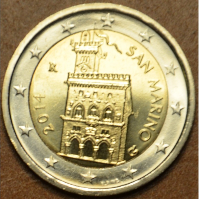 Euromince mince 2 Euro San Marino 2014 - Dom vlády (UNC)