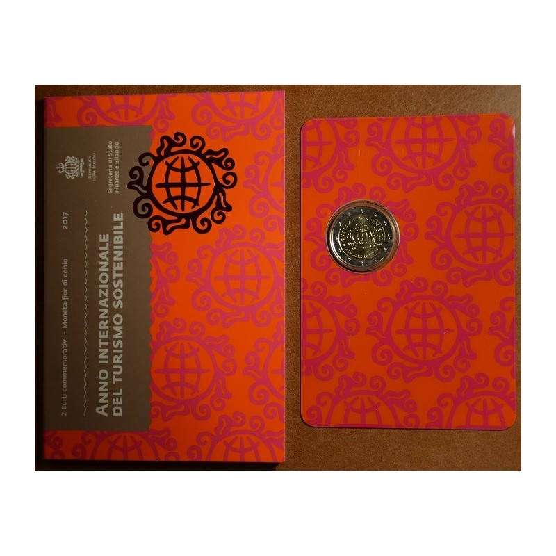 euroerme érme 2 Euro San Marino 2017 - A turizmus éve (BU)