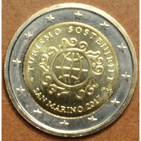 eurocoin eurocoins 2 Euro San Marino 2017 - Year of the toursim (BU)
