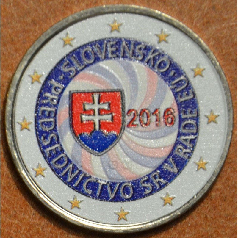 euroerme érme 2 Euro Szlovákia 2016 - EU elnökség VI. (színezett UNC)