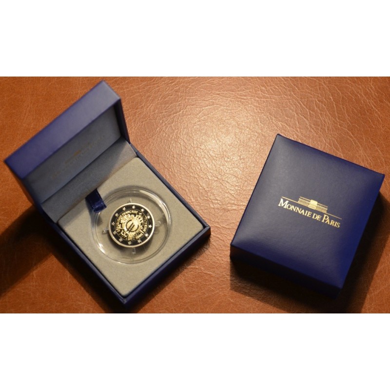 Euromince mince 2 Euro Francúzsko 2012 - 10. výročia vzniku Eura (P...
