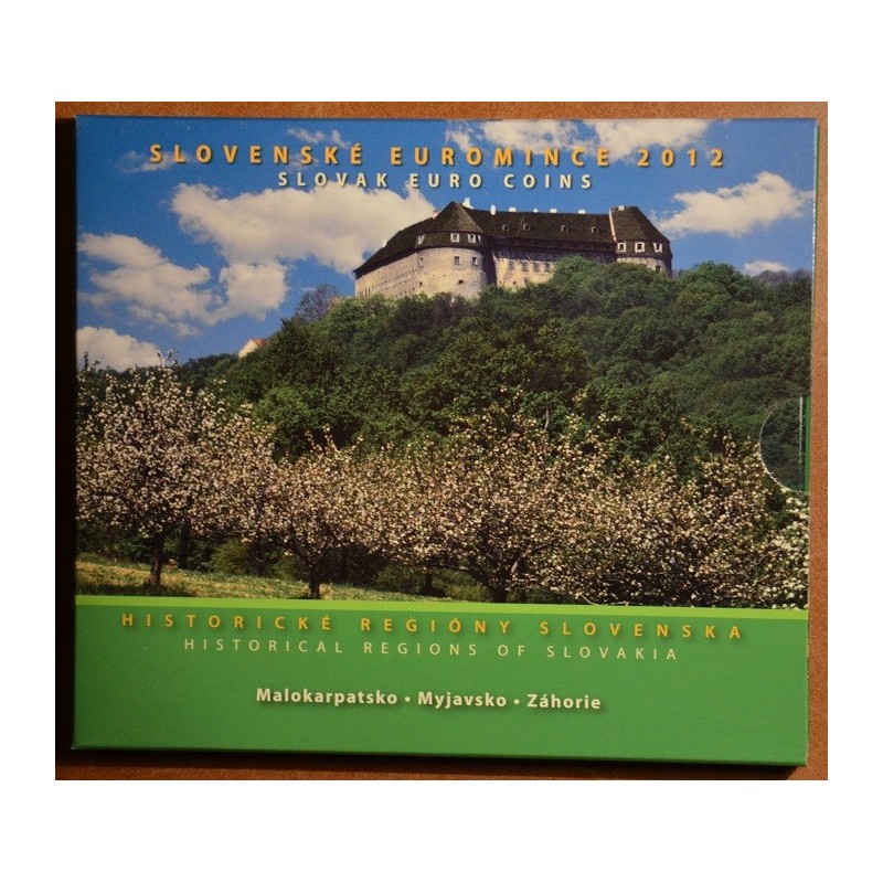 eurocoin eurocoins Set of 8 Slovak coins 2012 Region of Malokarpats...