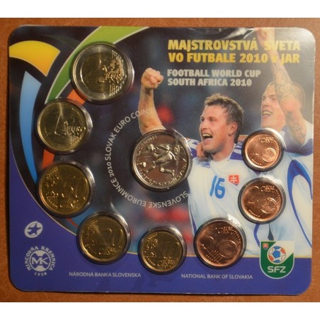 eurocoin eurocoins Set of Slovak coins 2010 - Futball championship ...