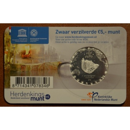 euroerme érme 5 Euro Hollandia 2012 - Grachtengordel (BU kártya)
