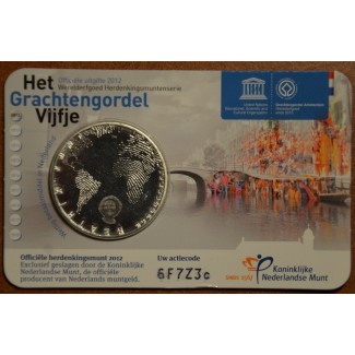 Euromince mince 5 Euro Holandsko 2012 - Grachtengordel (BU karta)