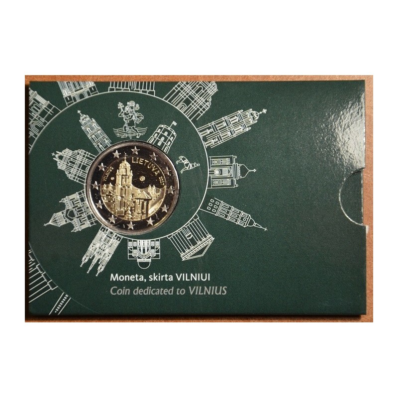 Euromince mince 2 Euro Litva 2017 - Vilnius (BU karta)