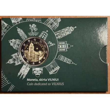 eurocoin eurocoins 2 Euro Lithuania 2017 - Vilnius (BU card)