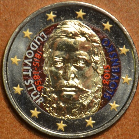 Euromince mince 2 Euro Slovensko 2015 - Ľudovít Štúr IV. (farebná UNC)