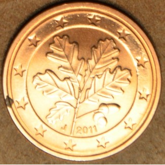 Euromince mince 5 cent Nemecko \\"J\\" 2011 (UNC)