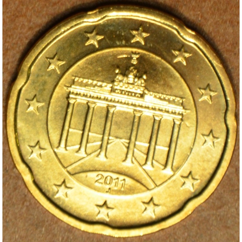 Euromince mince 20 cent Nemecko \\"J\\" 2011 (UNC)